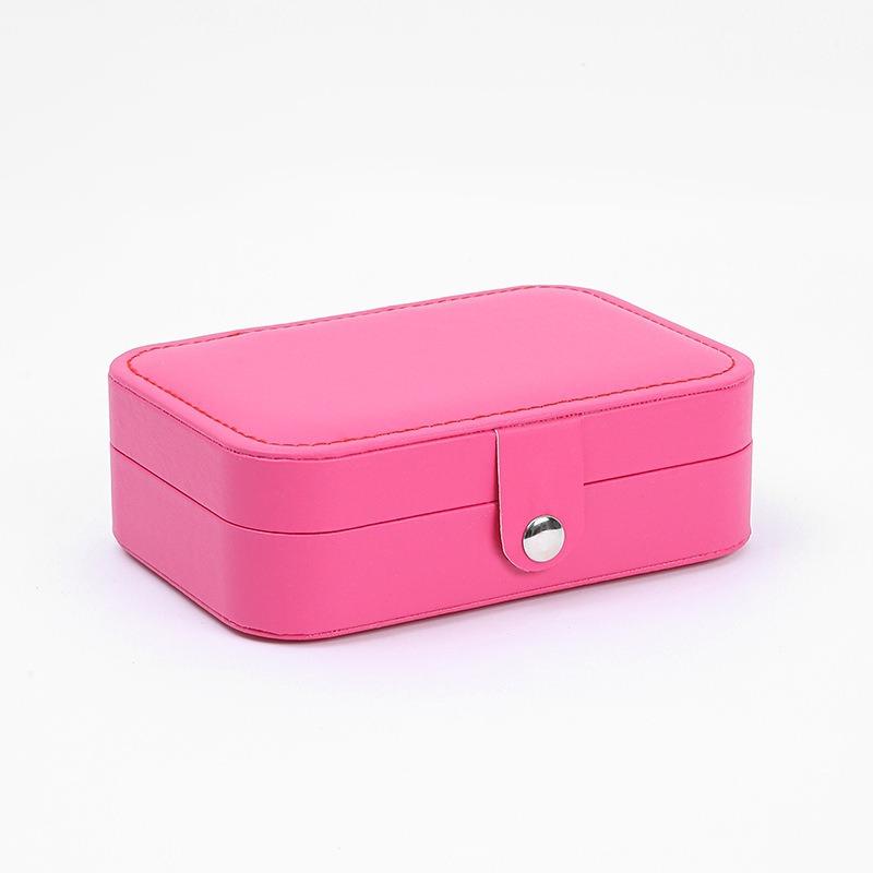 Jewelry storage box High-grade anti-oxidation stud earrings, necklace, jewelry ring grid desktop large-capacity display box