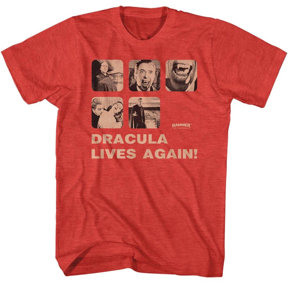 Hammer Horror Dracula Lives Again 5 Movie Clip Scenes Men s T Shirt 3XL