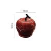 Light Luxury Advanced Creative Apple Ceramic Toothpick Storage Jar Personality Living Room High Appearance Decorative Ornament