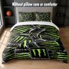 Set Biancheria da Letto Design Monster Energy 1 Copripiumino + 2 Federe Morbido Traspirante Biancheria da Letto per la Casa
