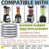5-Pack Blender O-Ring Gasket Seal - Fits Hamilton Beach Blender/Food Processor Replacement Parts
