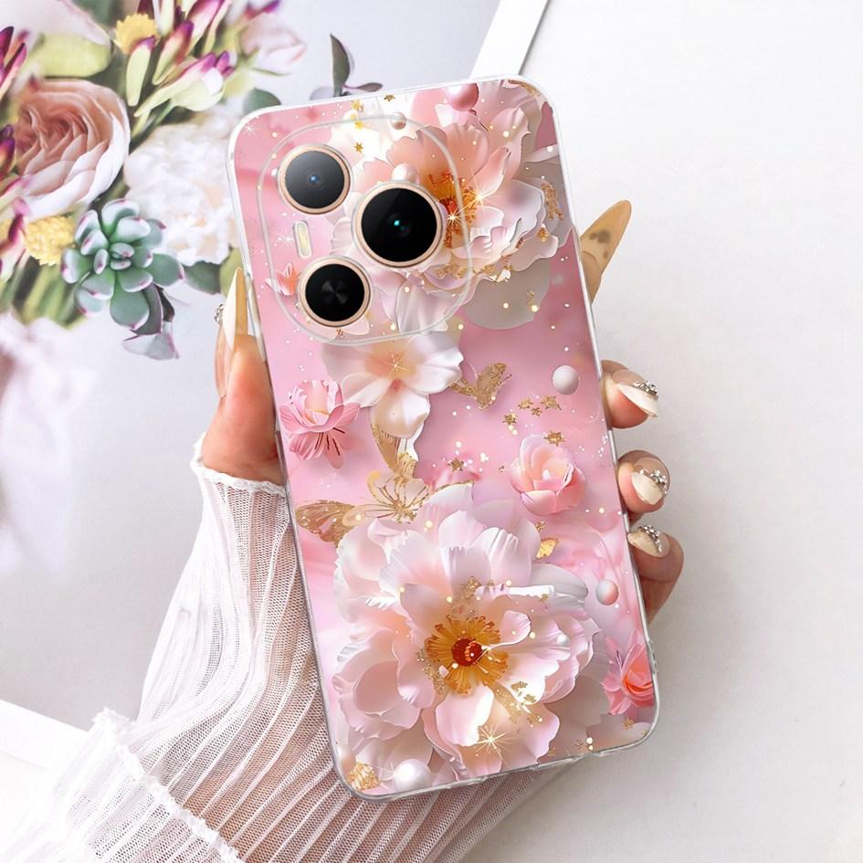 For Honor Power 5G Case DVD-AN80 DVD-AN00 Shockproof Cover Fashion Flower Marble Soft Silicone Fundas For Honor Power 2025 Coque