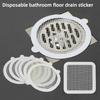 10 Stück/100 Stück Bodenablauf-Patch Einweg Anti-Verstopfungs-Filter-Patch Badezimmer Abfluss Haarfänger Küche & Bad Verstopfung