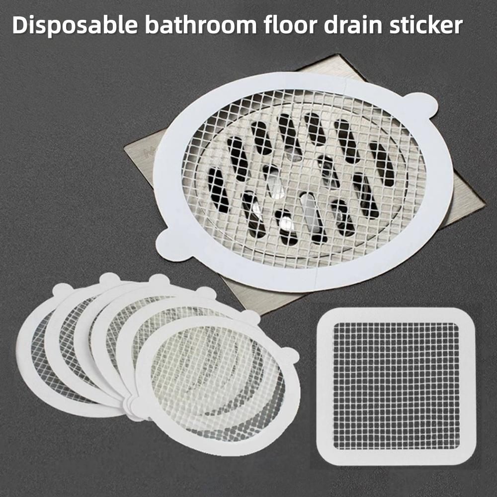 10 Stück/100 Stück Bodenablauf-Patch Einweg Anti-Verstopfungs-Filter-Patch Badezimmer Abfluss Haarfänger Küche & Bad Verstopfung