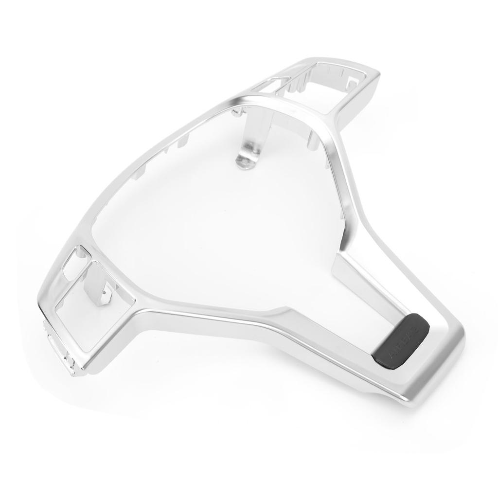 Steering Wheel Trim Cover 0994640013 Wheel Decoration Panel Decal Sticker Replacement for Benz C‑CLASS E‑CLASS Silver