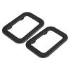 51211876043 4Pcs Interior Ide Door Handle Trim Bezel Frame Black Plastic Fit For BMW E30 E28 E23 E24 318i 325e 524TD 533i