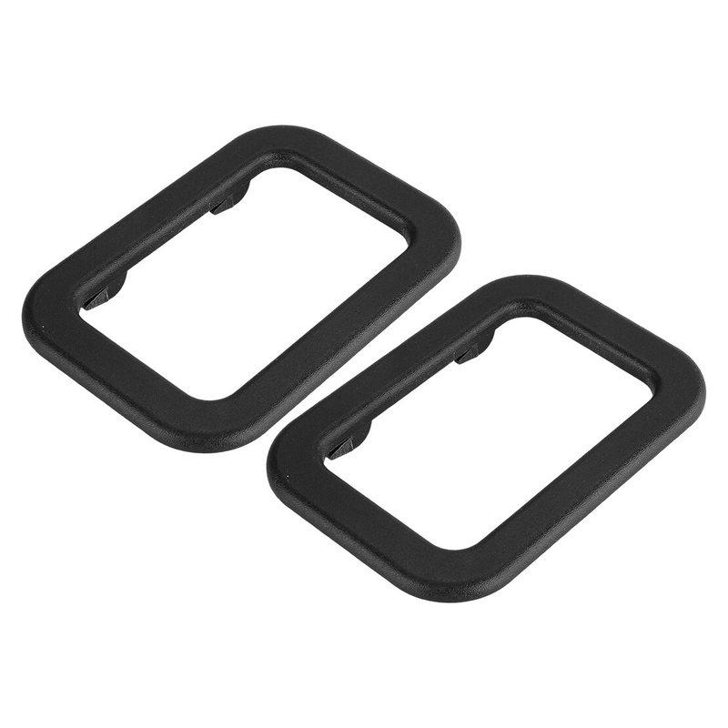 51211876043 4Pcs Interior Ide Door Handle Trim Bezel Frame Black Plastic Fit For BMW E30 E28 E23 E24 318i 325e 524TD 533i