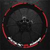Suzuki GSX-R1300 Hayabusa GSXR1300R Reflective Stripe Rim Decal Stripe Tape Wheel Reflective Sticker (Color 3)