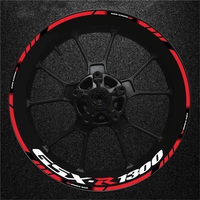 Suzuki GSX-R1300 Hayabusa GSXR1300R Paski odblaskowe na obręcze Naklejka Pasek Taśma Odblaskowa na Koło (Kolor 3)