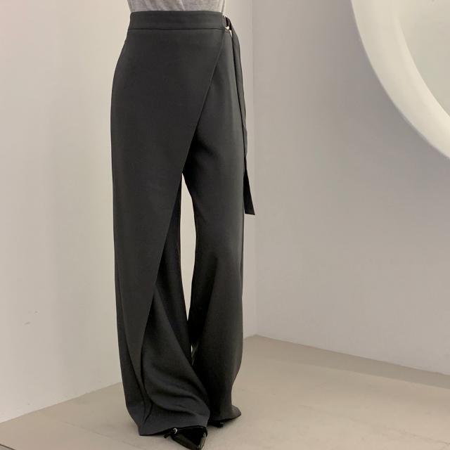 

2026 Korean Chic Spring/Autumn Lace-up Casual Suit Trousers for Women One Size