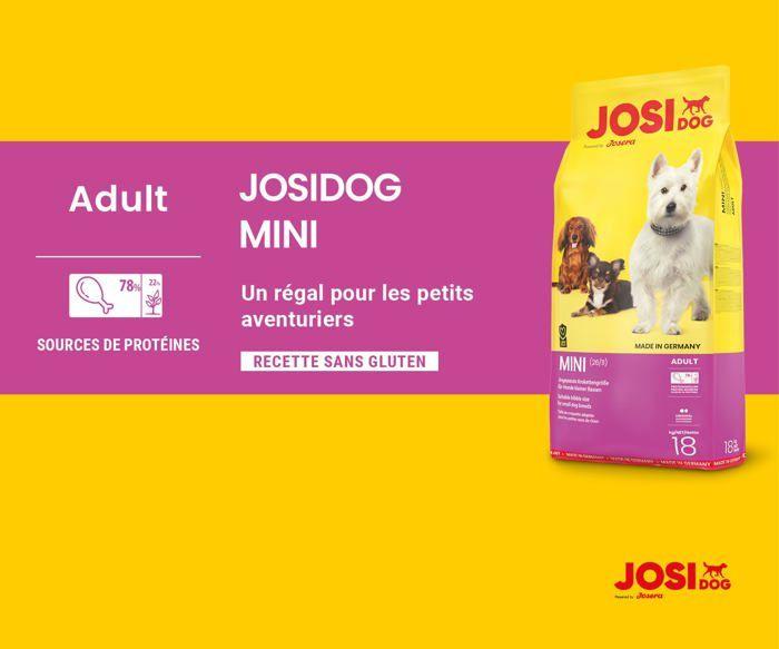 Croquette - JOSERA - Nourriture sèche - 2.7 kg - Chien adulte - Petit chien