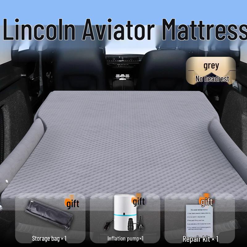 Lincoln Adventure Inflatable Car Bed: Trunk & Rear Seat Sleeping Pad for Car Mattress