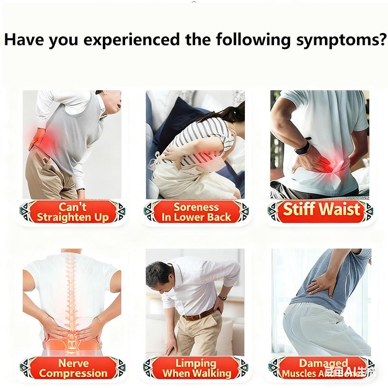 Lumbar Intervertebral Disc Herniation Paste Auxiliary Treatment Lumbar Process Compression Nerve Low Back Pain Leg Pain Special Hot Compress Paste