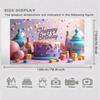 Easy-to-Hang Kids Decor Event Decor Birthday Banner For Indoor Event Children's Party Outdoor Party