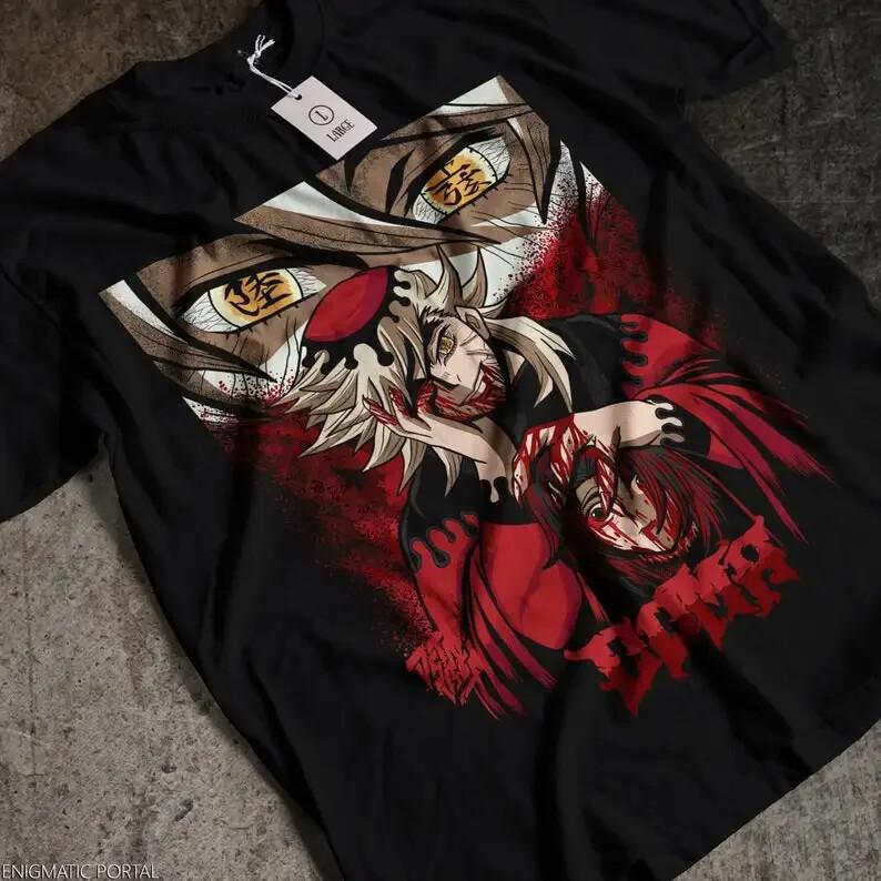 Doma Moon Demon Slayer COTTON T-shirts Anime Unisex Men Women Tees Summer NEW