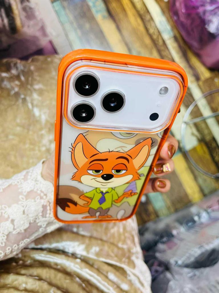 Judy Nik Rabbit Cartoon iPhone 14/13 Pro Max Case - Anti-Fall Protection