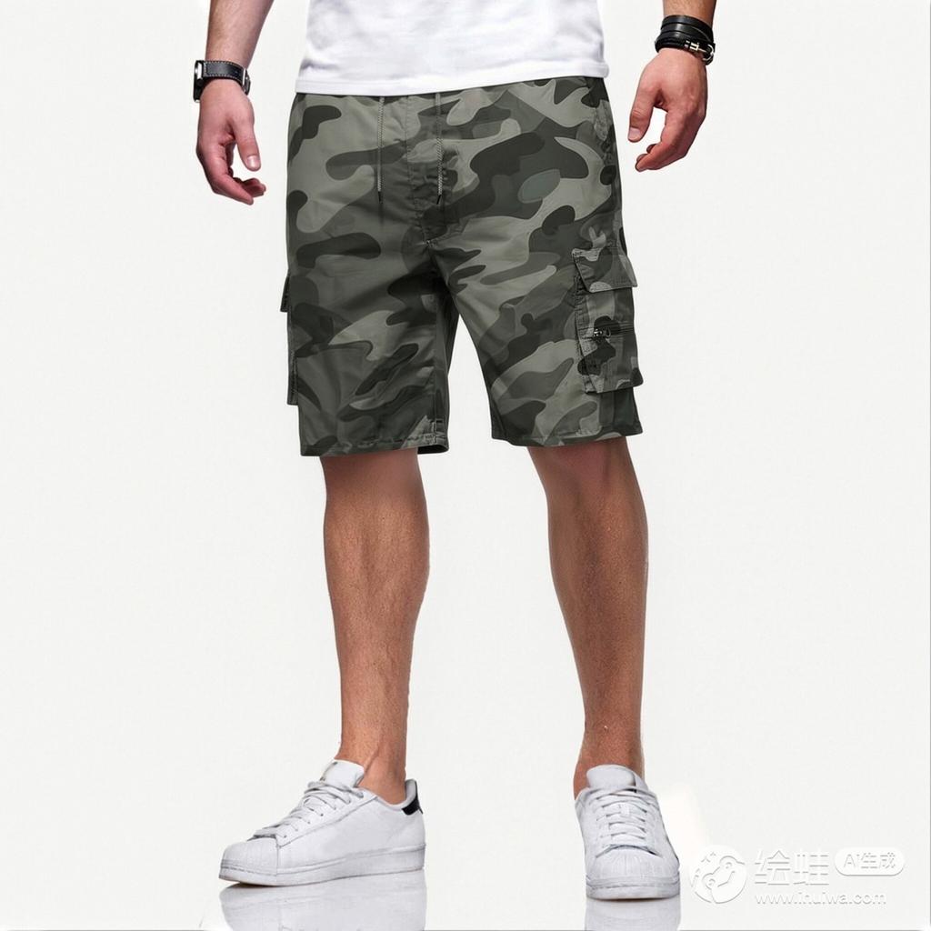 Men's Lightweight Breathable Relaxed Fit Multi Pocket Outdoor Cargo Shorts Casual Loose Design for Everyday Activities