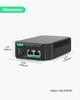LINOVISION Gigabit 90W PoE kompatibilní se standardním a starším PD injektorem pro PTZ VoIP telefony s vysokou spotřebou Injektor 802.3bt, nestandardní