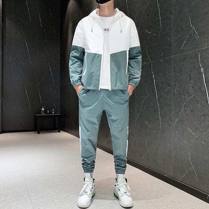 2025 Autumn/Winter Men's Trendy Casual Two-Piece Sports Suit