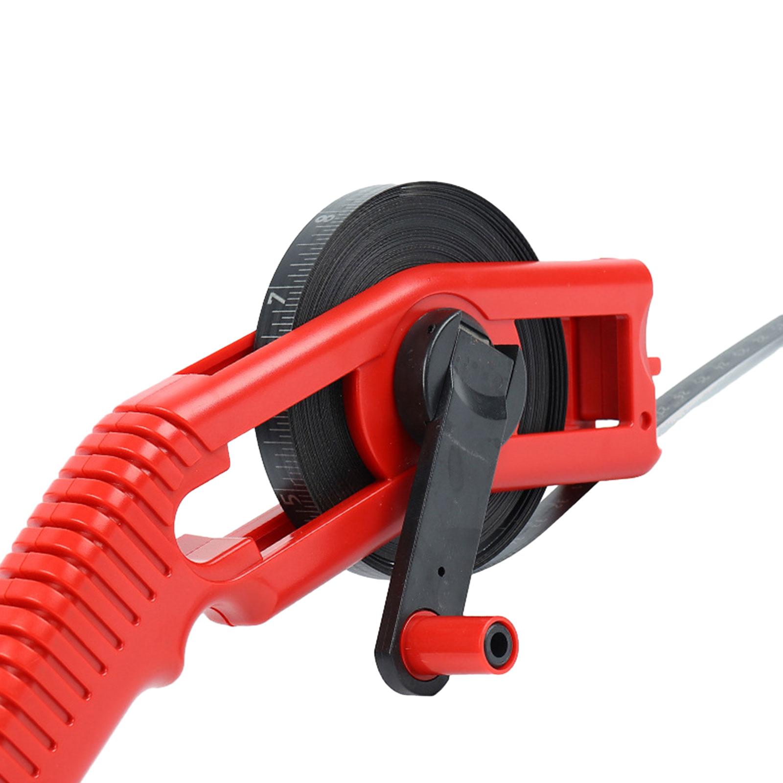 

Ленты для измерения масляного бака 49/65/98/164 фута, измерительная линейка с латунным отвесом, рулетка, точность пластиковой ручки A-15