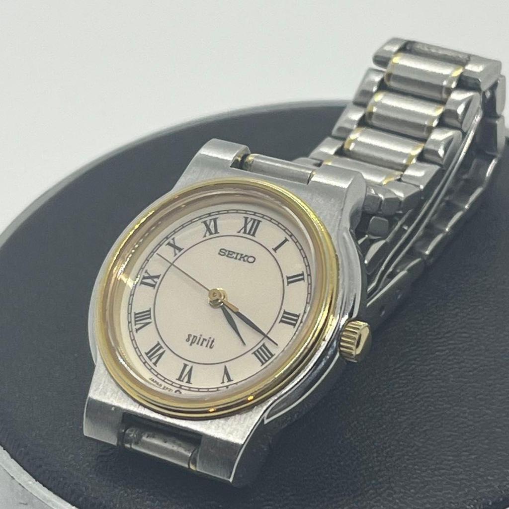 Used SEIKO SPIRIT Seiko Spirit Ladies Watch Quartz Combi Color