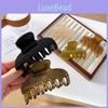 Elegant Jelly Color Medium Hair Claw Clip For Women Stylish Geometric Design In Various Colors