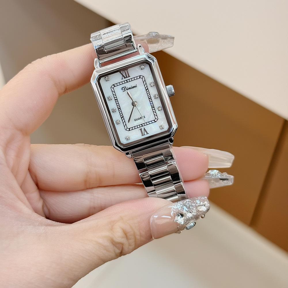 Ladies Watch Square Watch Simple Fashion Niche Women'S Watch Temperament Quartz Light Luxury Women'S Watch