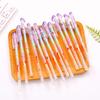 1 Piece Korean Stationery Cartoon Cute Lovely Candy Text Marker Gel Pens Student School Supplies Change 7 Colors Draw