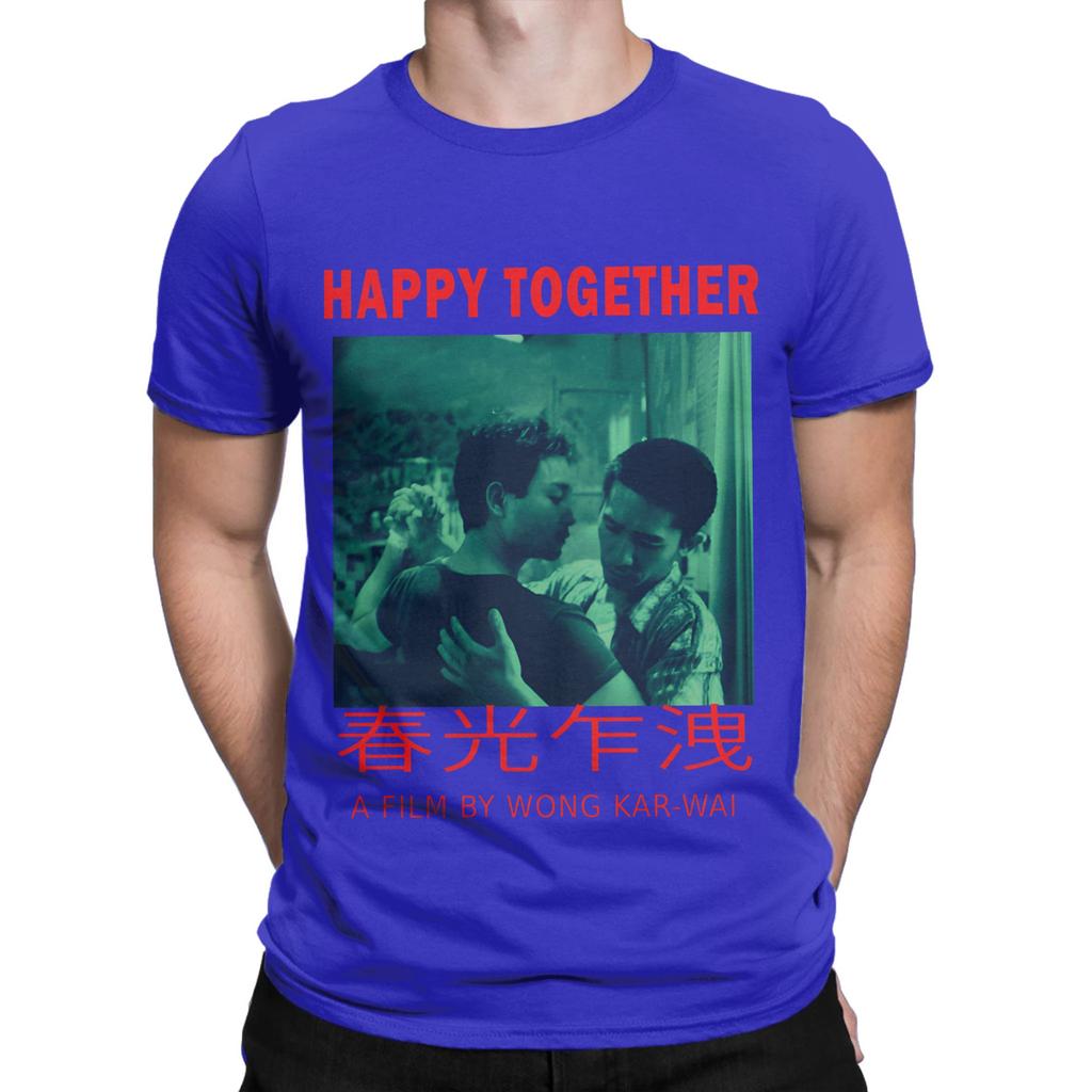 Camiseta Unisex de Película de Wong Kar Wai Camiseta Divertida Manga Corta Cuello Redondo Camisetas Algodón Puro Tops Gráficos