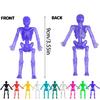 Elastic 5/20Pcs Skeleton Sticky Wall Doll Toy Elastic Skeleton Wet Sliding Toy Set Suitable For Party Halloween Happy Small Gift