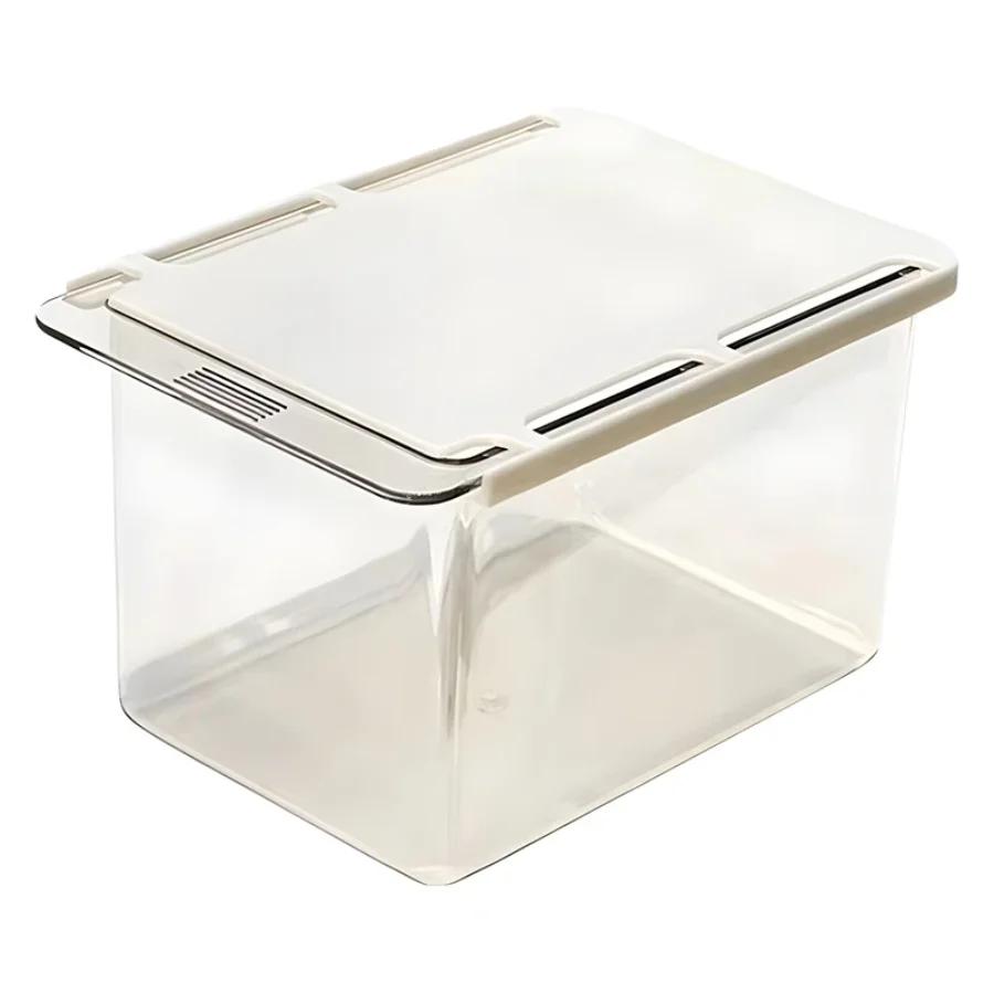 Transparent Bathroom Cotton Stick Makeup Cotton Bathroom Pull-Out Storage Drawer Style Storage Box Under The Mirror Cabinet