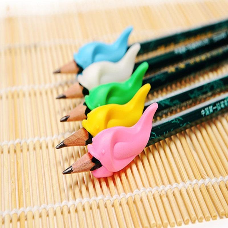 10Pcs Best Gift Dolphin Fish Wobi Child Children Pencil Wobi Students Hold A Pen