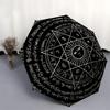 Enchanted Pentagram Symbol Tapestry, Mystic Decor for Your Space Umbrella, Cute Umbrella with Cute Design, Portable 3-Fold Compact Umbrella for Men &