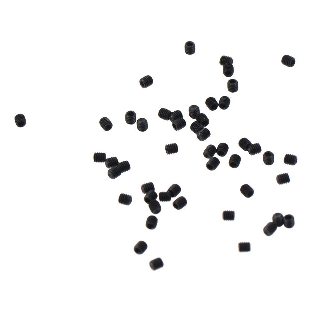 50pcs 12.9 Grade Grub Screws Carbon Steel Machine Screws Countersunk Hex Socket Set
