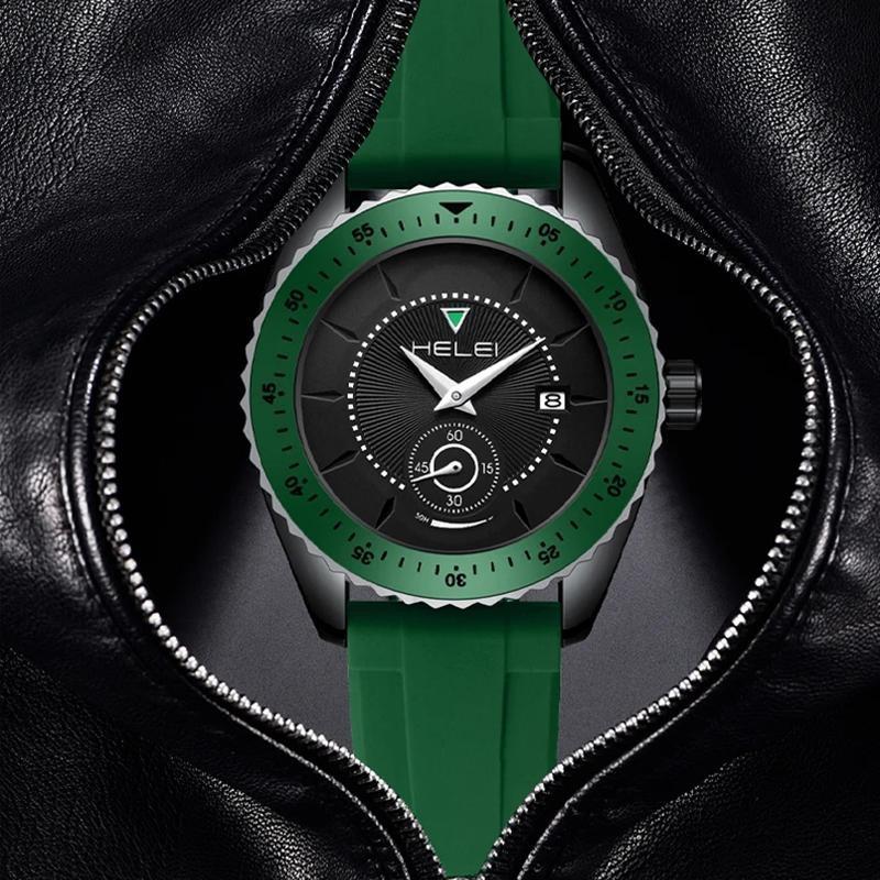 Men Sport Watch Top Brand Luxury Military Waterproof Male Clock Quartz Business Leather Wristwatch