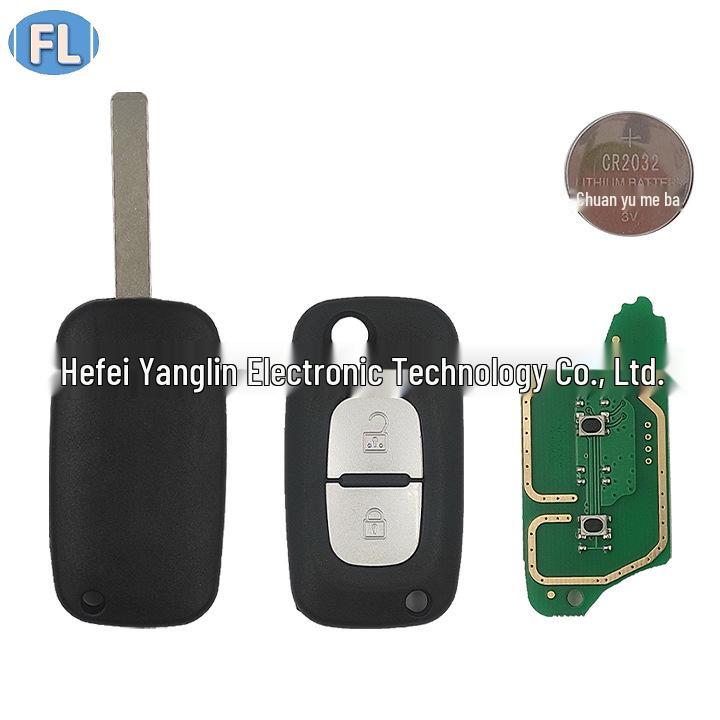 Kompatibler Renault 2-Tasten Klappschlüssel, 433 MHz Frequenz, 46 Chip, 7926 Lösung
