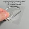 Home Office Transparent Silicone Wall Protector Living Room Self-adhesive Soft Door Handle Bumper Doorstop Nonslip Round
