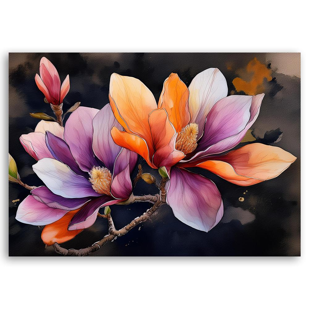 Canvastryck, Magnolia Natur