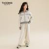 Girls' Trendy Autumn Winter Fleece Two-Piece Set