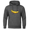 Fashion Women Hoodies Dolce Banana Printing Fleece Sweatshirt Loose Pullover Tops Warm Casual Pocket Sportswear Autumn