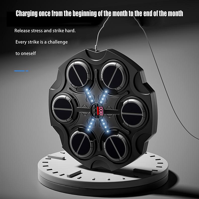 Intelligente Boxmaschine Heim Musik Wandziel Trainer Mit Handschuhen Dekompression Mit Bluetoothspielen Spielzeug Kinder Und Erwachsene