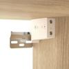 LED Mirror Cabinet In Sonoma Oak 70 X 16.5 X 60 Cm