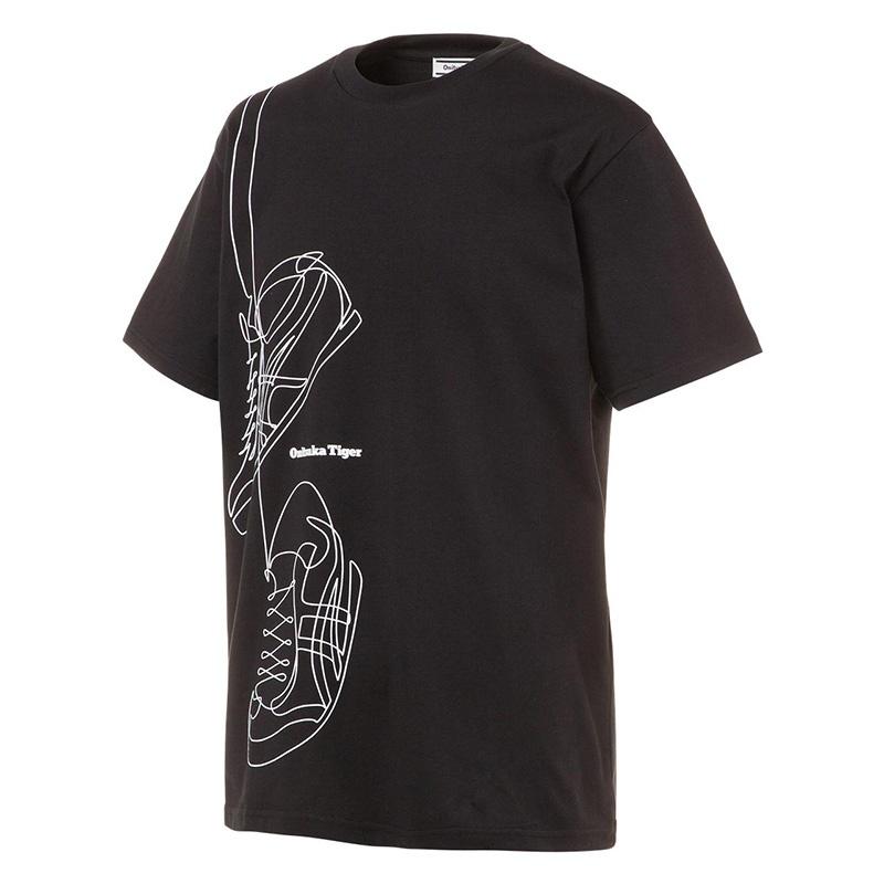 Onitsuka Tiger Graphic Tee  Black  Men s 2183A840-001 S