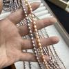 Natural Freshwater Rice Pearl Strand 36cm 4-5mm Purple/Pink Loose Pearls for DIY Jewelry Making Bracelet Necklace
