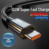 6A Fast Charging Braided Type-C Cable for Huawei, Honor, Vivo, Oppo