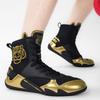 Men's Lightweight Wrestling Shoes Black Red Man Boxing Professional Sports Training Sneakers Large Size