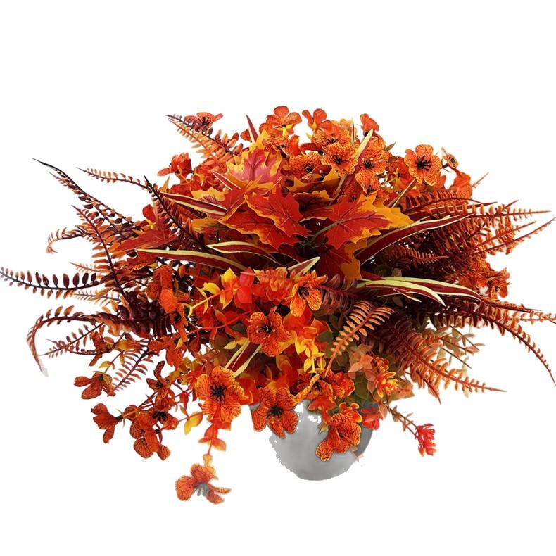 Autumn Artificial Plant Eucalyptus Persian Grass Fern Fake Flower Home Decoration Fake Flower Shooting Arrangement Landscaping