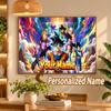 Dragon Ball Goku Custom Name Diamond Painting Personalized 5D Full Drill DIY Diamond Art Home Decor