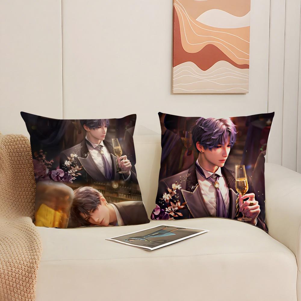Game Rafael Love Deepspace-Cool Pillow Case Comfort Sofa Bed Silky Elegant Invisible Zipper Decorative Cushion Cover