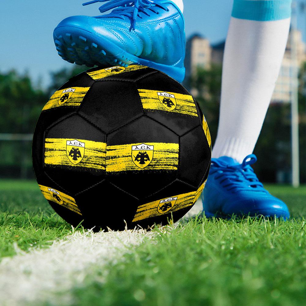 1pc AEK Athens F.C Soccer Ball Size 5 Indoor Soccer Ball Fashion Colorful Backyard Game - Great For Sports Fans Gift HE19